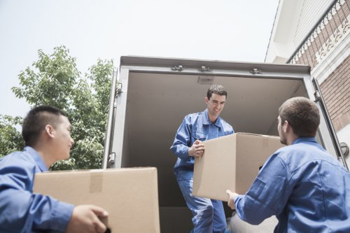 Organized student belongings stored safely in a local Kensalgreen unit